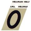 Hillman 1.5" Adhesive Angle-Cut House Number, Black/Gold -Home Tools Sales 2024 0 1 1 1