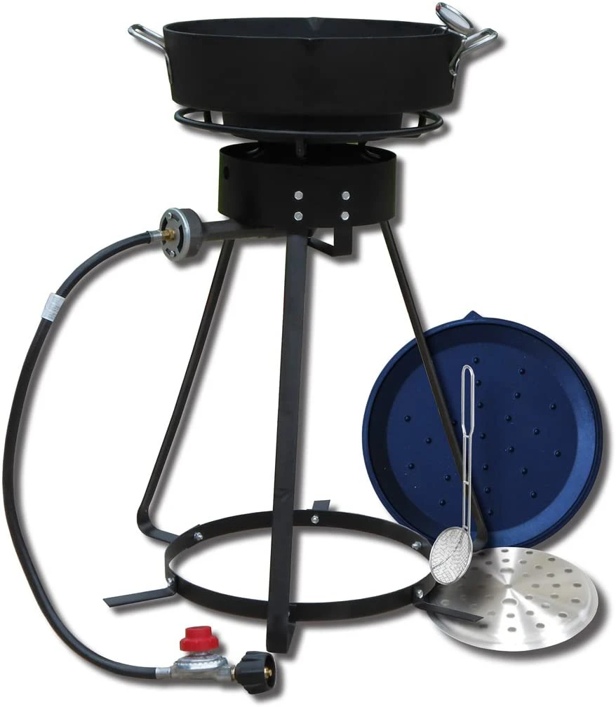 King Kooker 24" Bolt Together Cooker with Cast Iron Pot & Lid King Kooker 24" Bolt Together Cooker with Cast Iron Pot & Lid -Home Tools Sales 2024 1219 king kooker 1