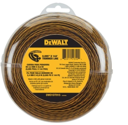 DeWalt 144' Spool 0.095" Trimmer Line 4 DeWalt 144' Spool 0.095" Trimmer Line - Image 2