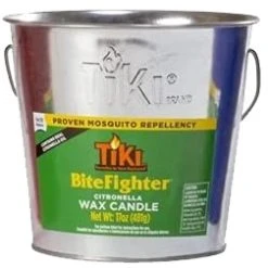 Tiki Bitefighter Citronella Wax Bucket 17 oz., Assorted
