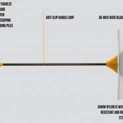 True Temper Industrial Snow Pusher - 36" -Home Tools Sales 2024 1663600 10 2