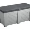 Gracious Living 65.5 Gallon Deck Box-Neutral Grey -Home Tools Sales 2024 16950010 1 1 1