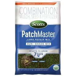 Scotts PatchMaster Sun & Shade Grass Seed Mix, 4.75 Lb.
