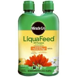 Scotts Miracle-Gro LiquaFeed Plant Food Refill Bottles 4 pk