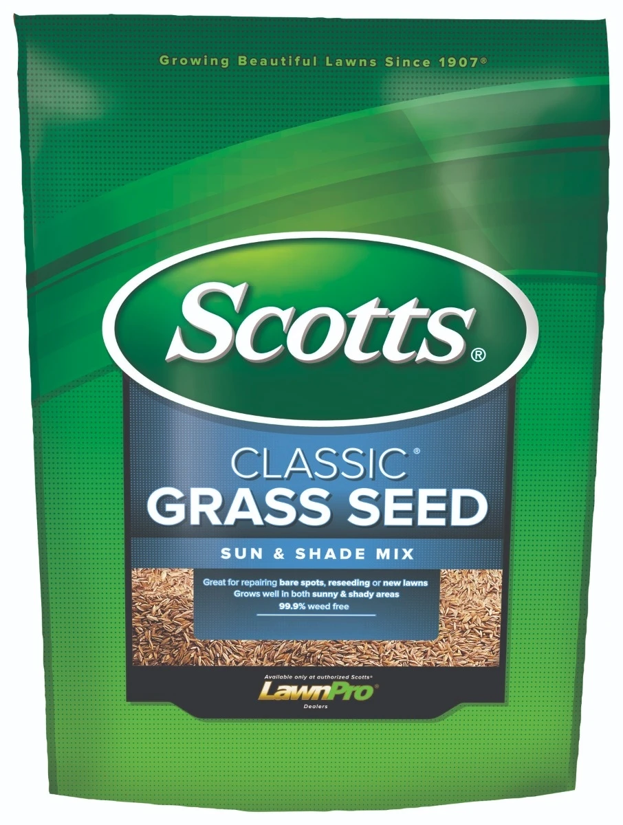 Scotts Classic Sun & Shade Grass Seed 20 Lb. Bag 3 Scotts Classic Sun & Shade Grass Seed 20 Lb. Bag