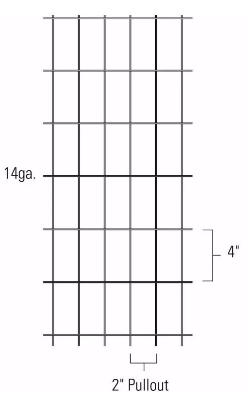 Ok Brand 2"x4" 50' 14 Gauge Utility Fence 60"x50' 4 Ok Brand 2"x4" 50' 14 Gauge Utility Fence 60"x50' - Image 2