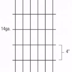 Ok Brand 2"x4" 50' 14 Gauge Utility Fence 60"x50' -Home Tools Sales 2024 18880018 2