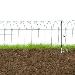 Origin Point Garden Craft 14" x 20' Scroll Top Rolled Garden Border -Home Tools Sales 2024 19000114 3 1