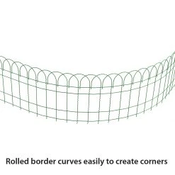 Origin Point Garden Craft 14" x 20' Scroll Top Rolled Garden Border -Home Tools Sales 2024 19000114 4 1