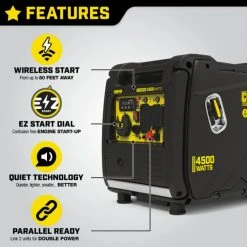 Champion 4500-Watt Wireless Start Inverter Generator -Home Tools Sales 2024 200990 2