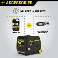Champion 4500-Watt Dual Fuel Inverter Generator 6 Champion 4500-Watt Dual Fuel Inverter Generator -Home Tools Sales 2024 200991 4 1