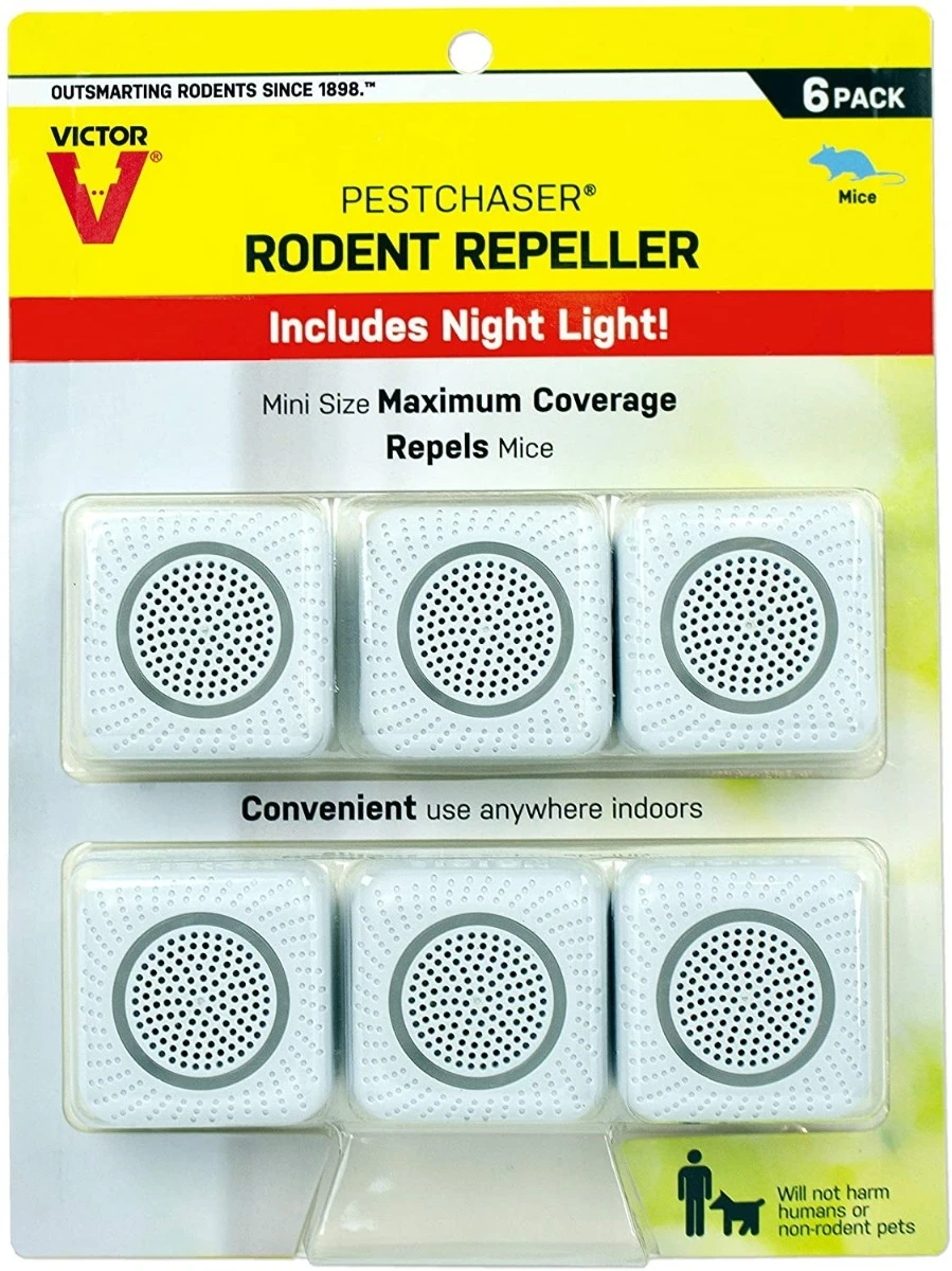 Victor M756K Pestchaser Rodent Repellent with Nightlight – 6 Pack 3 Victor M756K Pestchaser Rodent Repellent with Nightlight – 6 Pack