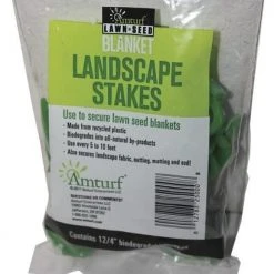 Amturf 5” Biodegradable Lawn Blanket Stakes - 12 Pack -Home Tools Sales 2024 25000 2 2