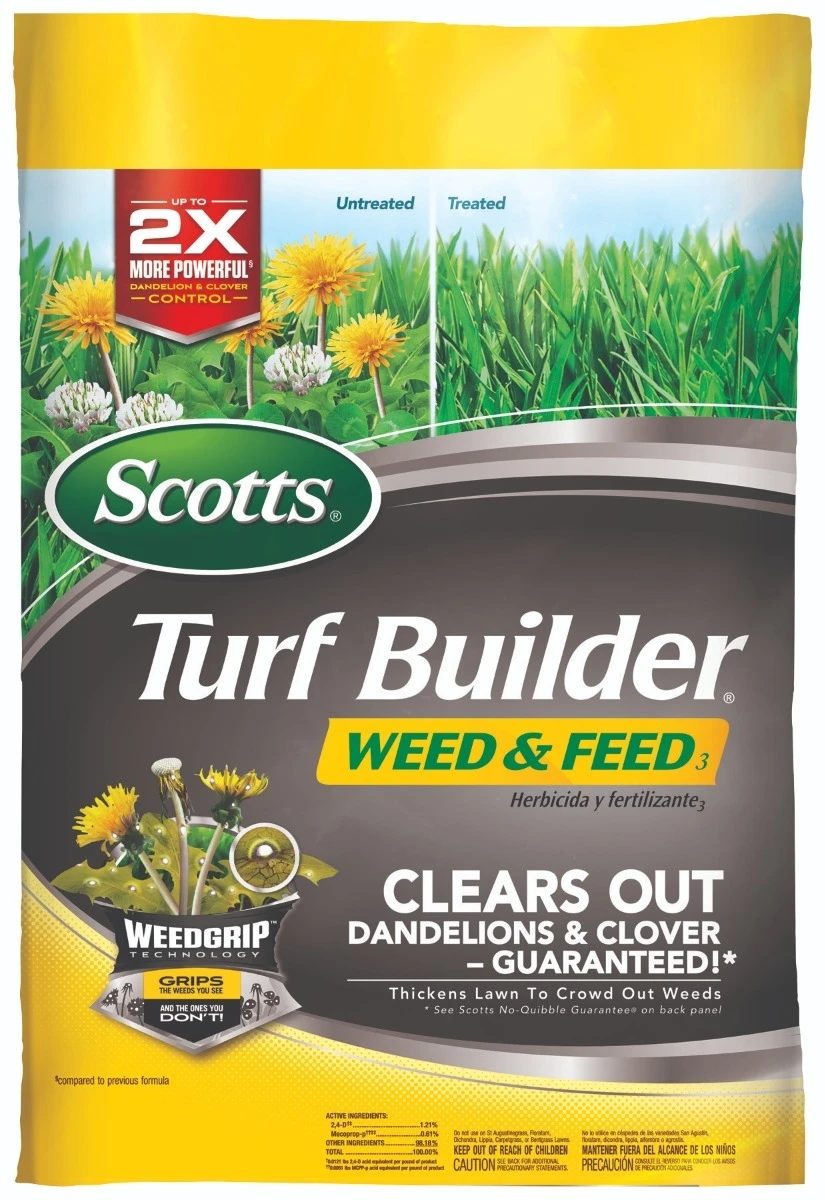Scotts Turf Builder Weed & Feed, Covers 15,000 Sq. Ft. 3 Scotts Turf Builder Weed & Feed, Covers 15,000 Sq. Ft.
