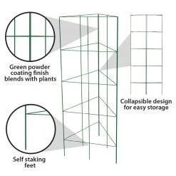 Origin Point Garden Craft GroTall 47" x 18" Tomato Trellis -Home Tools Sales 2024 26450032 5 1