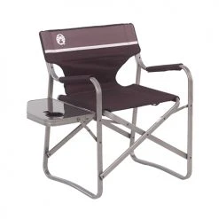 Coleman Aluminum Deck Chair with Table