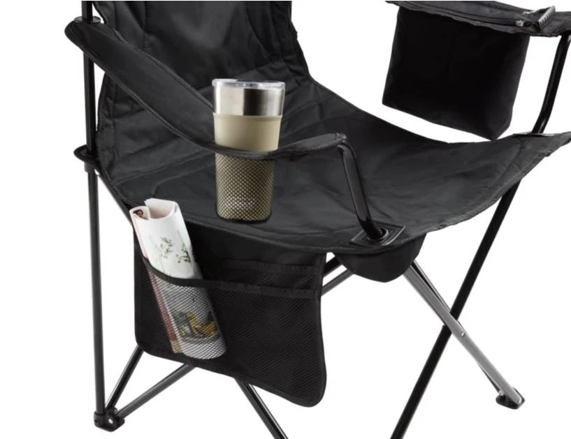 Coleman Cooler Quad Chair, Black 5 Coleman Cooler Quad Chair, Black - Image 3