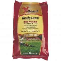 X-Seed 20lb Hardy Lawn Ultra Premium Grass Seed Mix