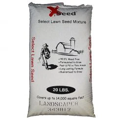 X-Seed 20lb Landscaper Grass Seed Mix, 20lb