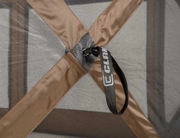 Clam Brown/Tan Quick Set Pavilion Screen Tent 6 Clam Brown/Tan Quick Set Pavilion Screen Tent - Image 4
