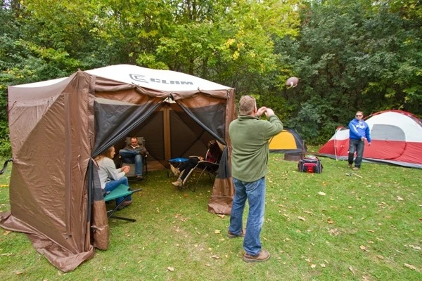 Clam Brown/Tan Quick Set Pavilion Screen Tent 7 Clam Brown/Tan Quick Set Pavilion Screen Tent - Image 5
