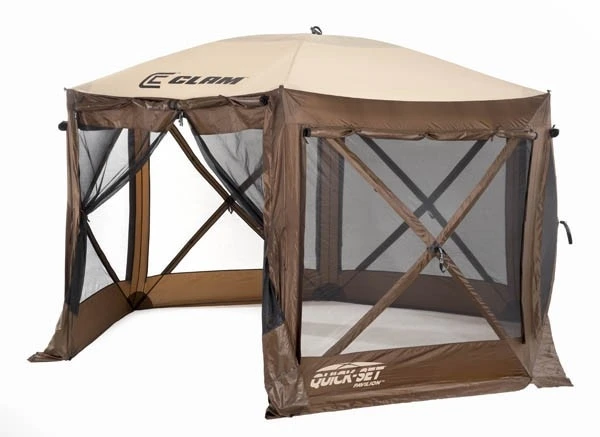 Clam Brown/Tan Quick Set Pavilion Screen Tent 9 Clam Brown/Tan Quick Set Pavilion Screen Tent - Image 7
