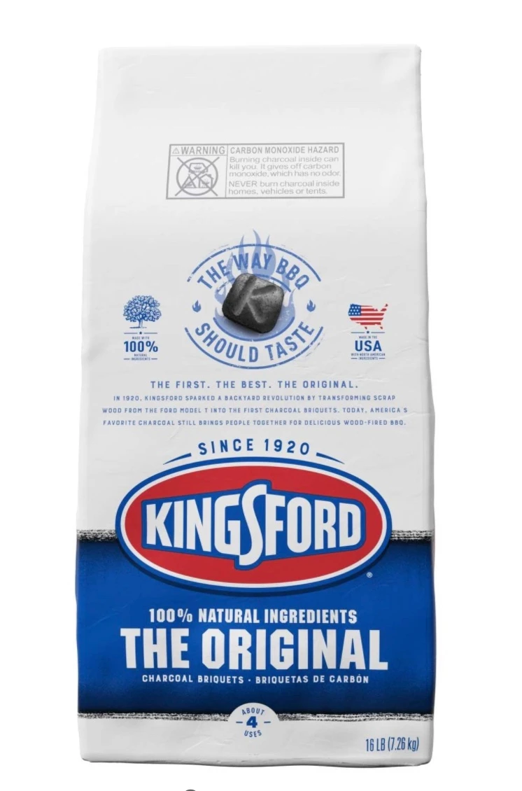 Kingsford Original Charcoal Briquettes, 16lb. 3 Kingsford Original Charcoal Briquettes, 16lb.