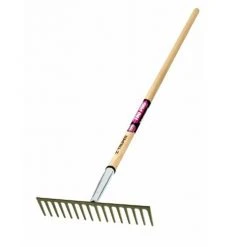 Truper Tru Pro Heavy Duty Road Rake w/ 66" Ash Handle