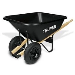 Truper Tools 33611 / TP-8-8 ft3 Poly Tray Wheelbarrow, Block Tires