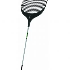 Truper Tru Tough Flexible Plastic Leaf Rake w/ 56" Steel Handle