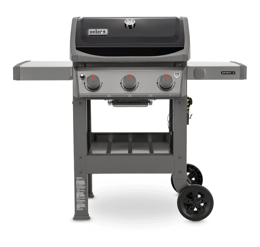 Weber Spirit II E-310 Black 3-Burner Gas Grill 3 Weber Spirit II E-310 Black 3-Burner Gas Grill