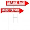 Hillman 6X24 Corrugated Plastic Sign w/H-Wire Mounting Bracket -Home Tools Sales 2024 47812659 1