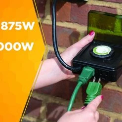 Woods 50012WD Outdoor 24-Hour Heavy Duty Mechanical Plug-In Timer, 2 Grounded Outlets -Home Tools Sales 2024 50012wd 2