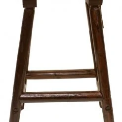 Leigh Country Char-Log Saddle Stool -Home Tools Sales 2024 50060018 1