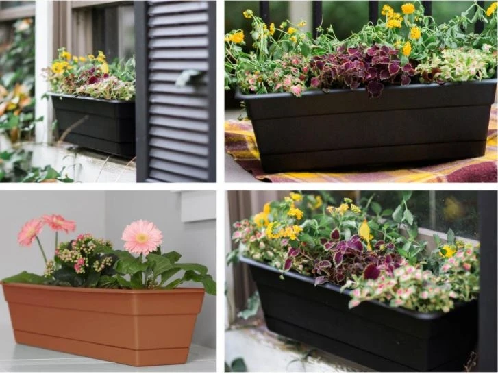 Bloem Dura Cotta 24 in. Plastic Window Box Planter w/Tray Bloem Dura Cotta 24 in. Plastic Window Box Planter w/Tray -Home Tools Sales 2024 5171452 3