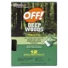 Johnson Wax Deep Woods OFF! Towelettes 12 ct. -Home Tools Sales 2024 5290307 1