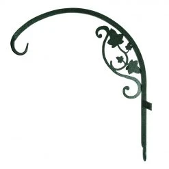The Hookery Heavy Duty Downturn Curved w/Vine, Green