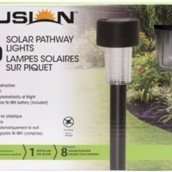 FUSION Solar Black LED Pathway Lights - 10 Pk -Home Tools Sales 2024 66040009