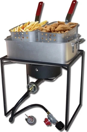 King Kooker 16" Rectangular Outdoor Cooker Package with Rectangular Fry Pan 3 King Kooker 16" Rectangular Outdoor Cooker Package with Rectangular Fry Pan