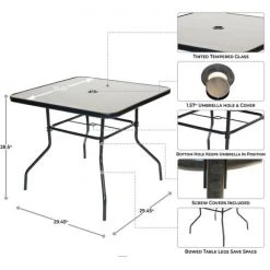 Sunray 6 pc. Aqua Patio Set -Home Tools Sales 2024 72260061 5