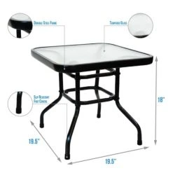 Sunray 3 pc. Red Metal Outdoor Bistro Folding Set -Home Tools Sales 2024 72260067 1