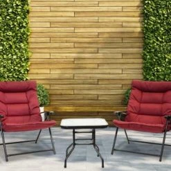 Sunray 3 pc. Red Metal Outdoor Bistro Folding Set -Home Tools Sales 2024 72260067 4
