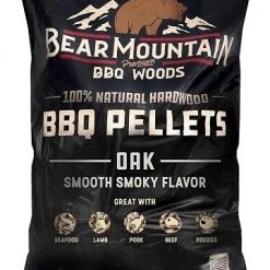 Bear Mountain Premium All-Natural Hardwood BBQ Smoker Pellets – 20 lbs