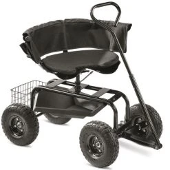 CASTLECREEK Deluxe Rolling Gardening Seat