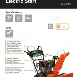Ariens Deluxe 28 in. 2-Stage Electric Start Gas Snow Blower with Auto-Turn Steering -Home Tools Sales 2024 7724362 5 1