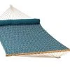 Algoma 13' Quilted Fabric Reversible Hammock with Pillow