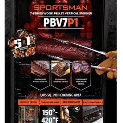 Pit Boss Sportsman 7-Series Wood Pellet Vertical Smoker -Home Tools Sales 2024 77480002.2 2