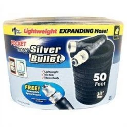As Seen On TV Silver Bullet Pocket Garden Hose-50 ft
