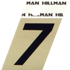 Hillman 1.5" Adhesive Angle-Cut House Number, Black/Gold -Home Tools Sales 2024 7 1 1 1