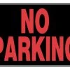 Hillman No Parking Sign (8" X 12") -Home Tools Sales 2024 839902